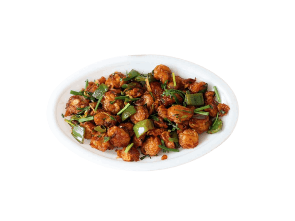 Mushroom Chilli - chopped chilli kitchen varanasi