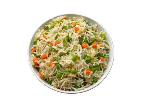 Veg Fried Rice - chopped chilli kitchen varanasi